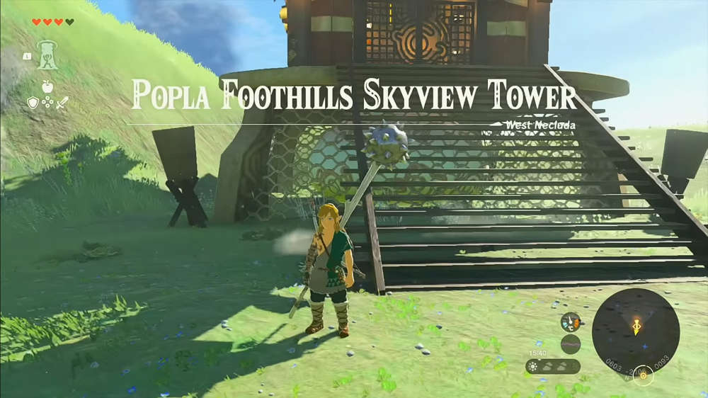 Zelda Tears of the Kingdom Popla Foothills Skyview Tower: Where to find & how to activate