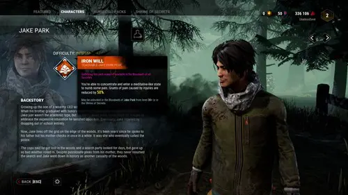 Dead by Daylight Survivor Perks: Iron Will