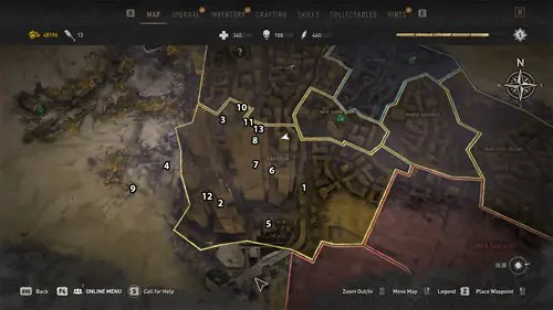 Dying Light 2 Inhibitor Locations Garrison