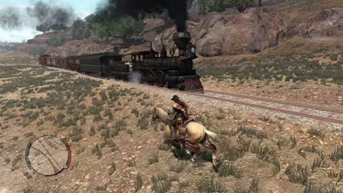 Red Dead Redemption 2010 train gameplay