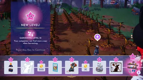 In-game screenshot of Remy at friendship level ten.