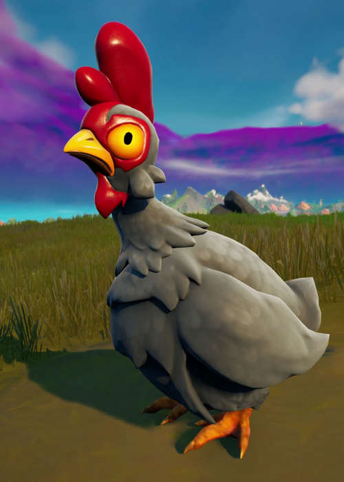 Deal damage with a chicken peck in Fortnite with this method