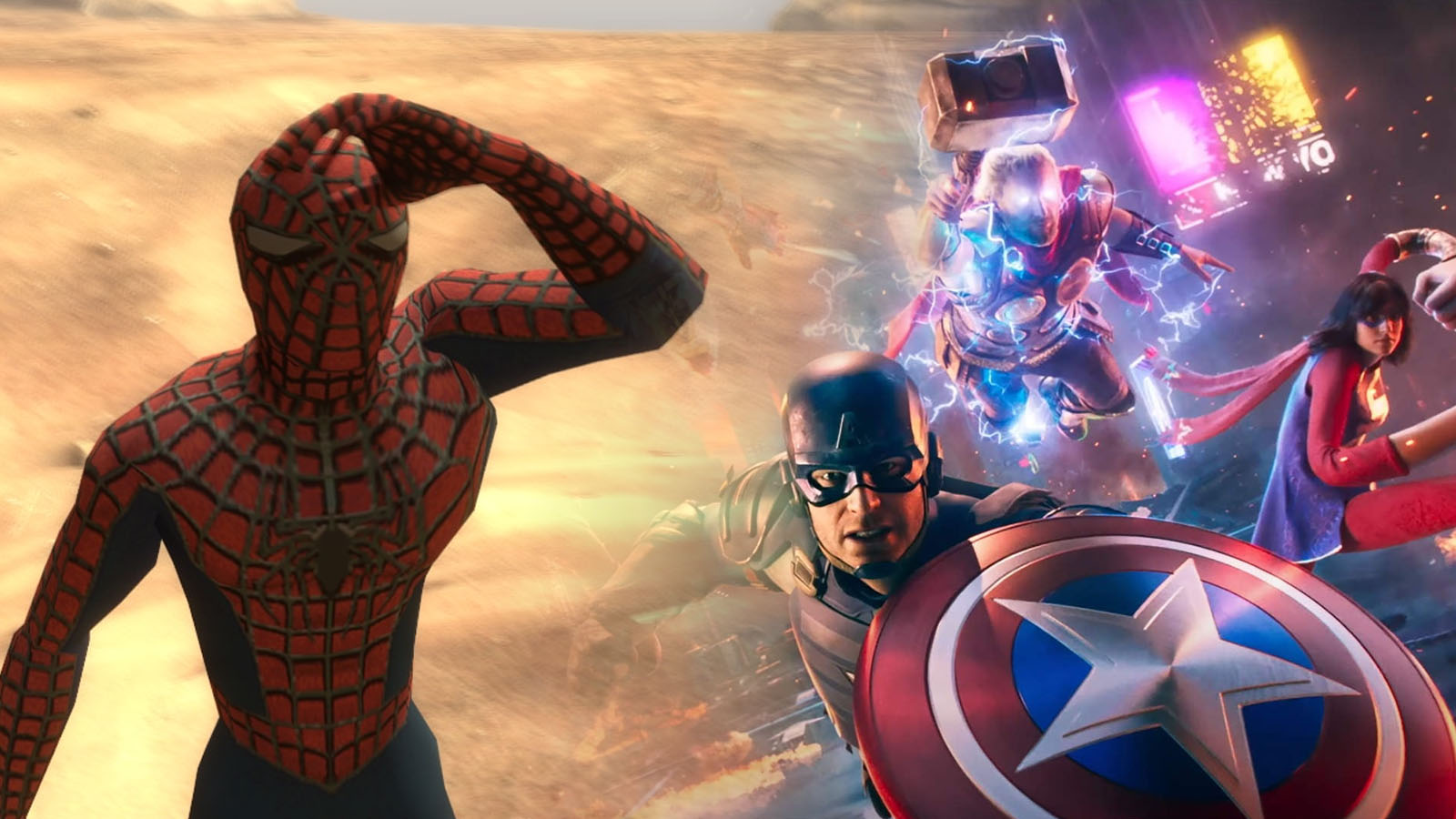 First Look At Spider-Man In Marvel's Avengers Compared To PS2 Era | GGRecon