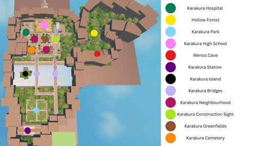 Screenshot of the Project Mugetsu Karakura map