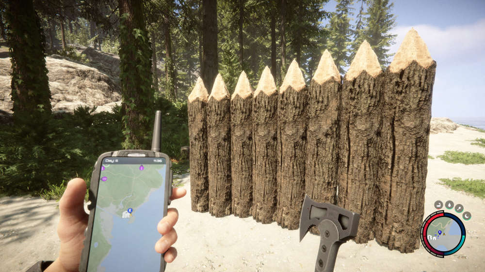 How to build a defensive wall in Sons of the Forest