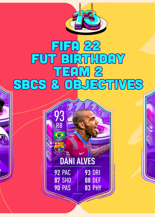 FIFA 22 FUT Birthday Team 2 Players, Swaps, And Objectives