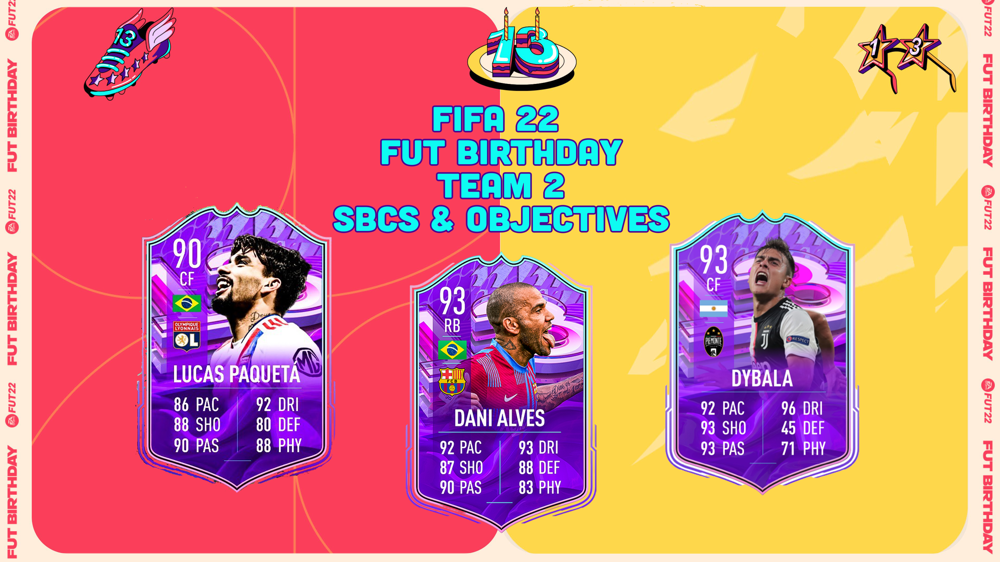 FIFA 22 FUT Birthday Team 2 Players, Swaps, And Objectives