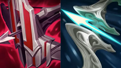 League of Legends: Immortal Shieldbow and Galeforce item icons