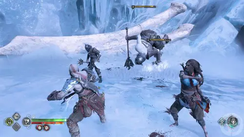 enemies with Frosted Health in God of War Ragnarok