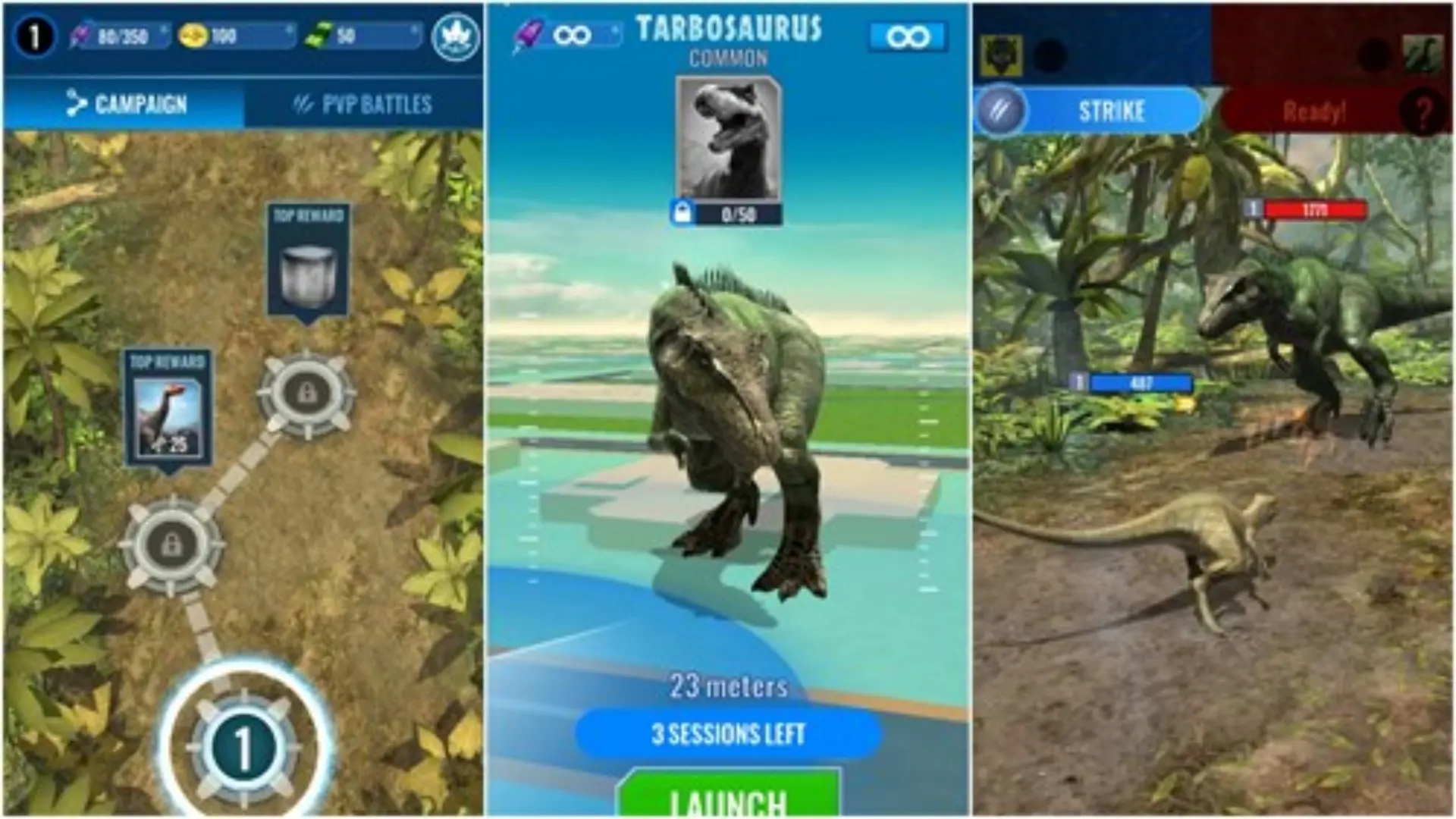 Screenshot of Jurassic World Alive