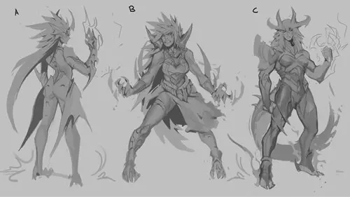 Concepts for the Shyvana rework coming to LoL