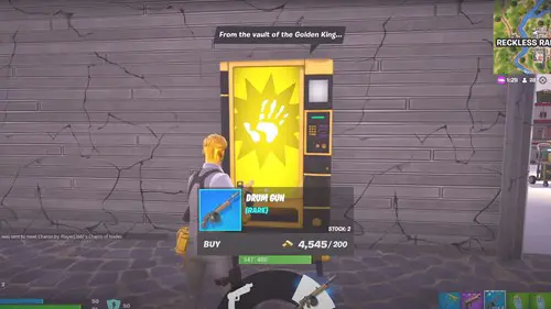 Using a Midas Vending Machine