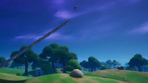 Water, leaf piles, bushes, and more can soften your landing in Fortnite.