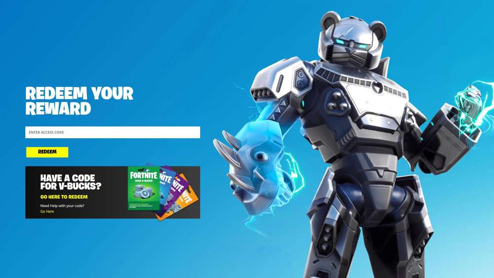 How to redeem gift codes & V-Bucks cards in Fortnite