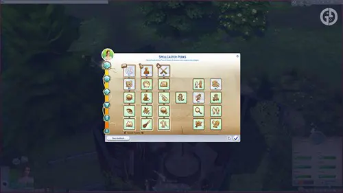 Spellcaster Perks in The Sims 4