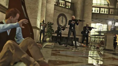 GTA Online Cayo Perico bank heist.