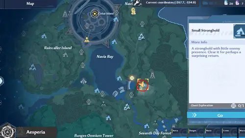 Lepus Constellation Location in Tower of Fantasy