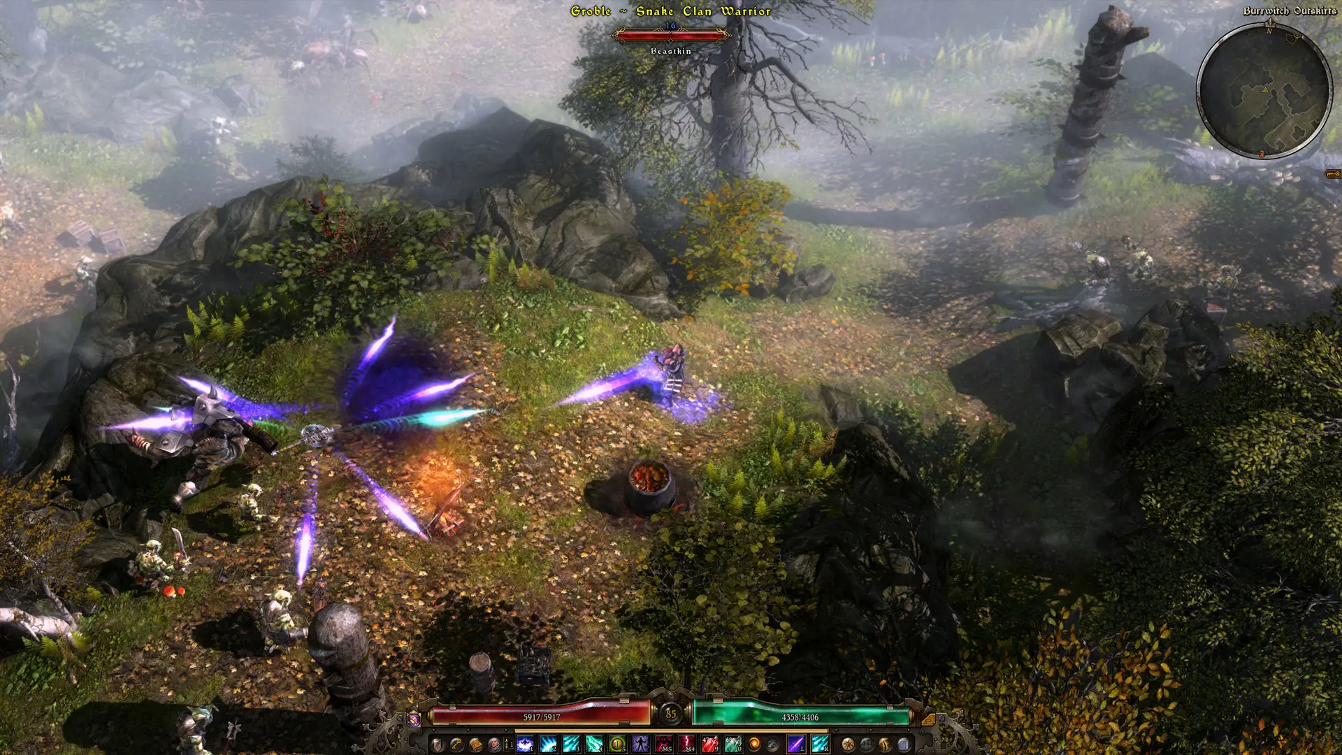 A gameplay screenshot from Grim Dawn