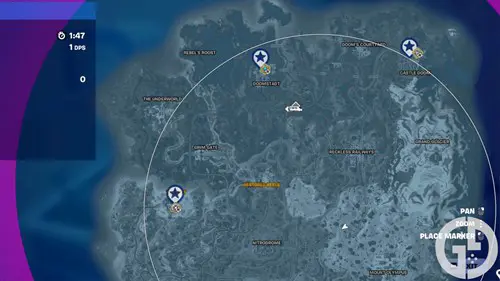 Map of the new Marvel POIs in Fortnite Chapter 5 Season 4