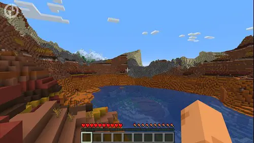 A Valley in Minecraft