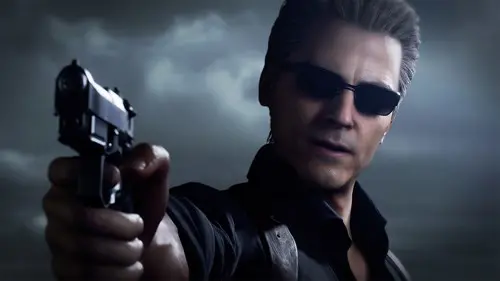 Key art of Wesker in the Resident Evil 4 Separate Ways DLC