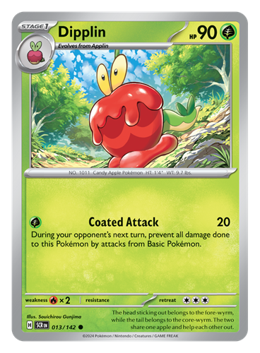 Dipplin Pokemon card reveal