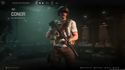 Burger Town Operator skin Call of Duty