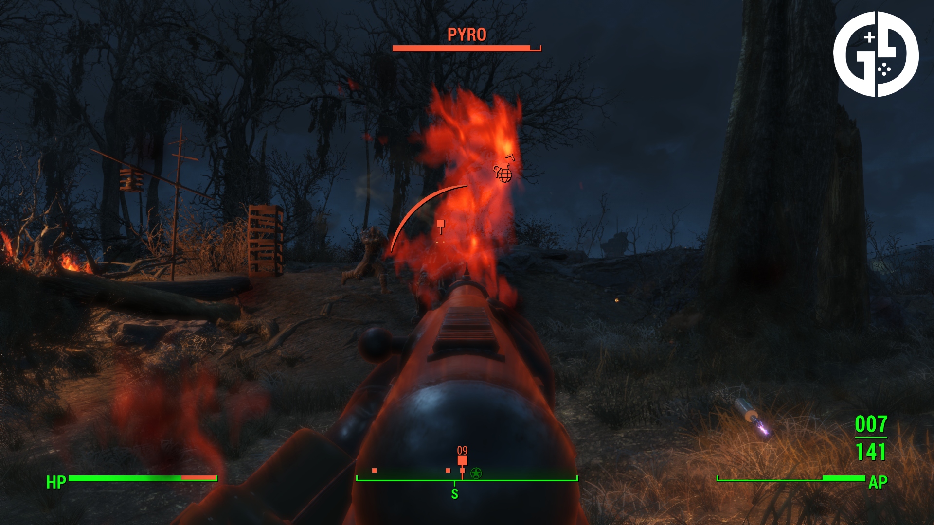 Как получить силовую броню «Адское пламя» Fallout 4 по квесту «Пироман»