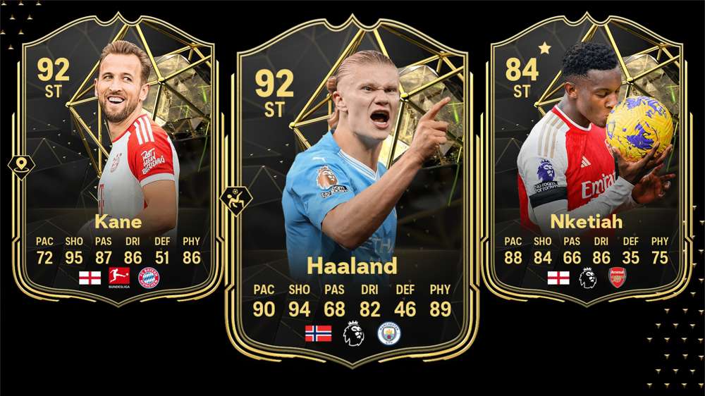 All EA FC 24 TOTW 7 players, including Haaland, Kane & Nketiah