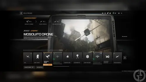 Mosquito Drone in the Warzone inventory menu