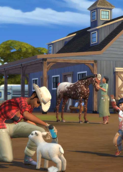 How to get mini goats & sheep in The Sims 4 Horse Ranch