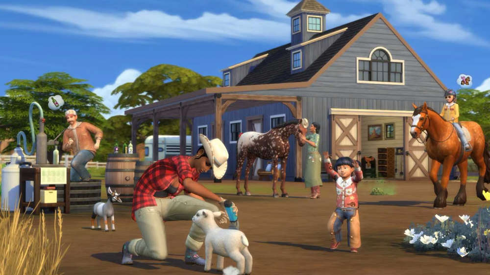 How to get mini goats & sheep in The Sims 4 Horse Ranch