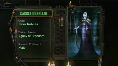 Cassia Orsellio in Rogue Trader