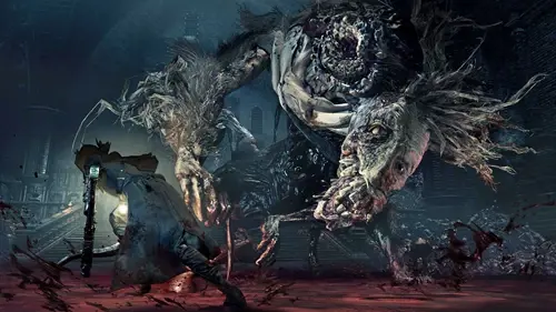 Bloodborne boss battle 2015