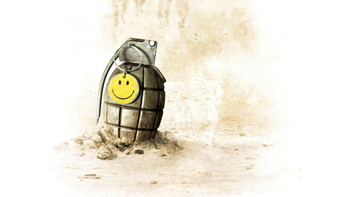 The key art for Battlefield Bad Company.