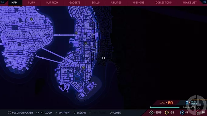 Marvel's Spider-Man 2 map size