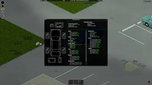 Project Zomboid Mechanics interaction