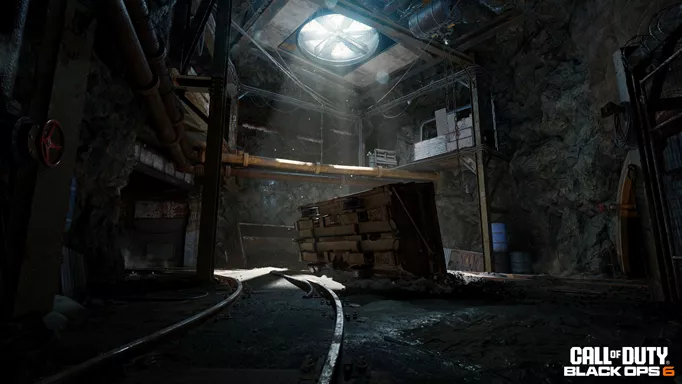 An abandoned mine map in Black Ops 6