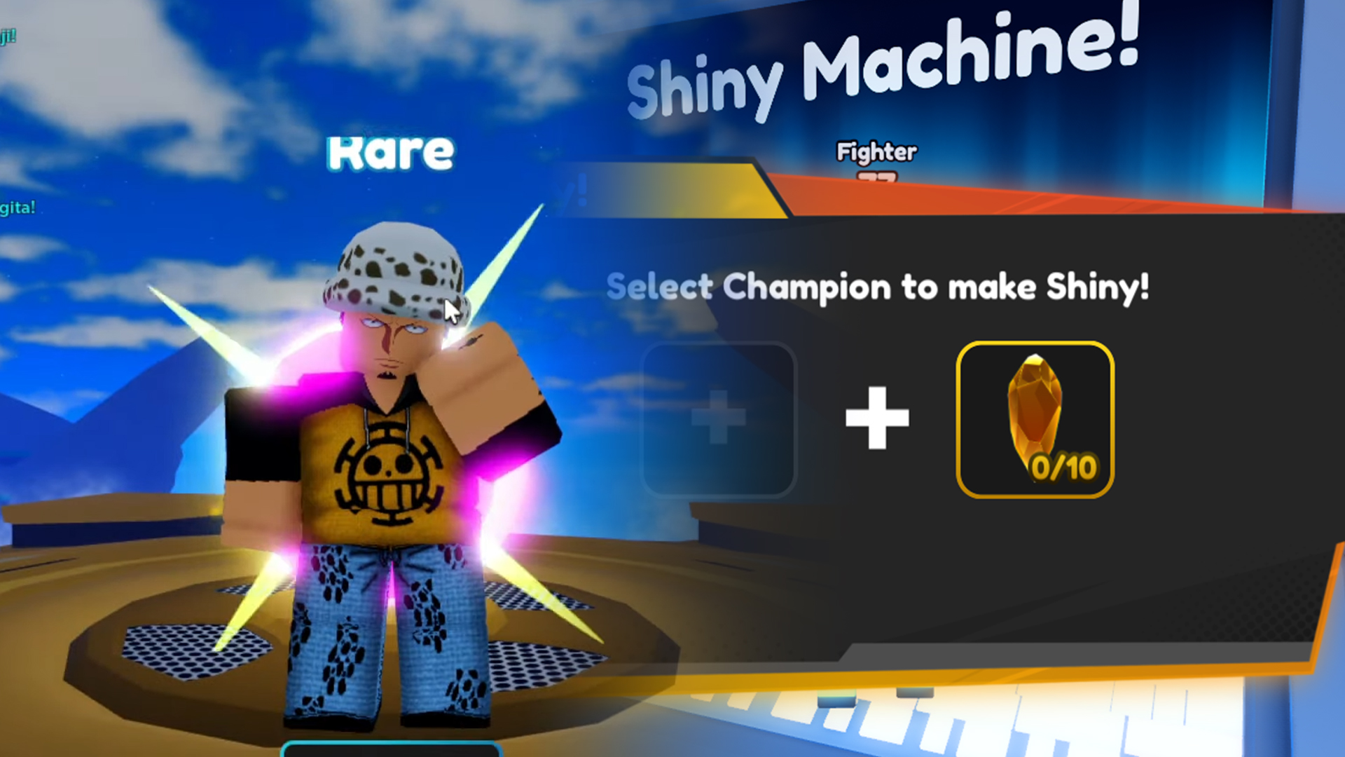 I Got The BEST SHINY CRAFTED FIGHTER In Anime Fighters Simulator