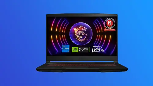 The MSI Thin GF63 gaming laptop