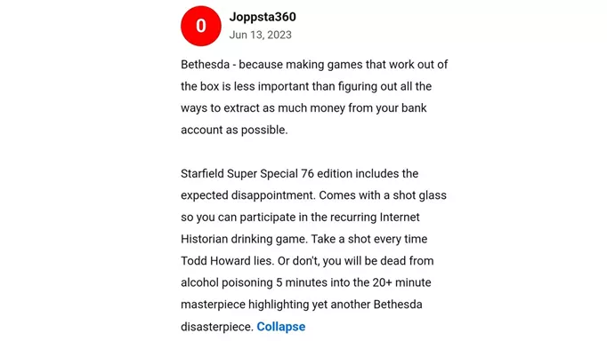 Es Redfall en el espacio”, haters hacen review bombing a Starfield en  Metacritic