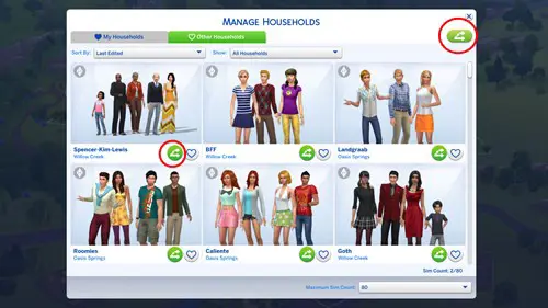 How to access Neighbourhood Stories settings in The Sims 4