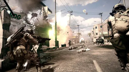 Battlefield 3 explosion