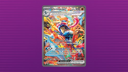 Greninja ex Pokemon card