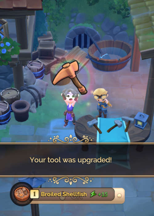 How to upgrade tools in Fae Farm