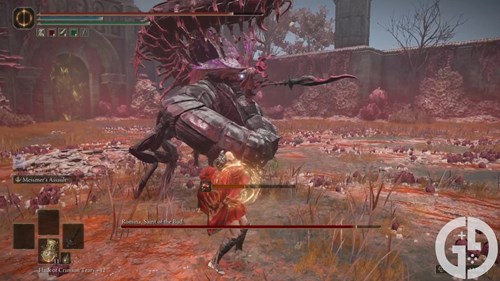 Image of Romina's ball attack in Elden Ring Shadow of the Erdtree