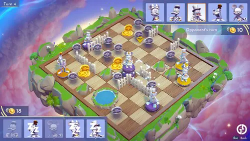 Image of the Scramblecoin board in Disney Dreamlight Valley