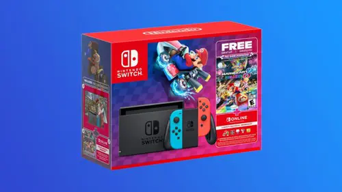 Image of the Nintendo Switch Mario Kart 8 Bundle