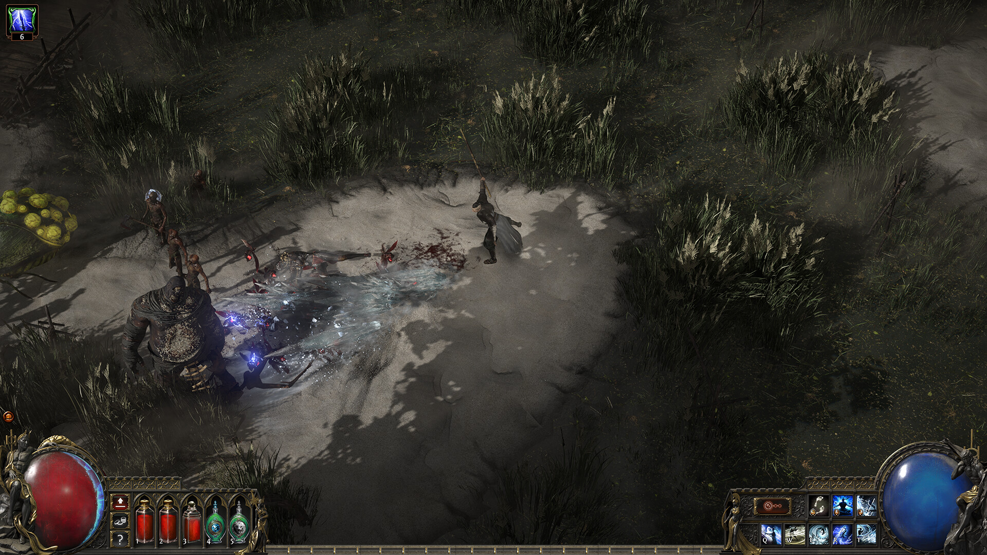 Path of Exile 2 grassland screenshot