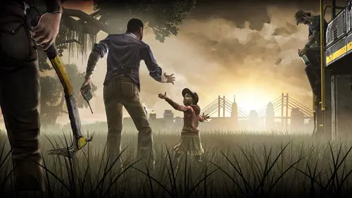 Telltale's The Walking Dead Season 1 Lee and Clementine